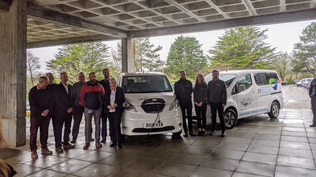 Honoured to have joined <a href="/AgeUKCornwall/">Age UK Cornwall 🇺🇦🏳️‍🌈</a> for the launch of their fully accessible electric vehicle fleet yesterday. We are so proud to have supported this project, installing @MENNEKES_tweets charging points at all 6 sites. 

 📷: @CornwallRCC