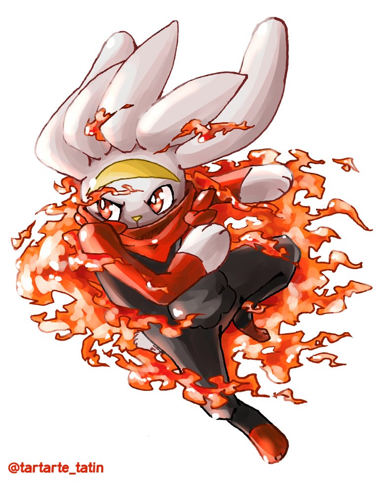 タルトタタン 215 400 Twitter પર No 005 うさぎポケモン ラビフット Raboot ニトロチャージ タルトの毎日ポケモン図鑑