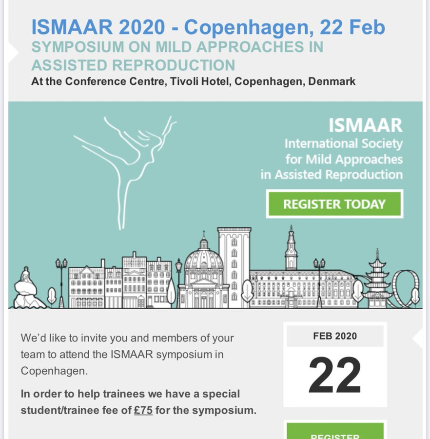 PET_BioNews's tweet photo. A conference in February 2020 - the ISMAAR 2020 Symposium on Mild Approaches in Assisted Reproduction #IVF #MildStimulation
https://t.co/rh1OgO0J5j https://t.co/AUJ5DNogKG