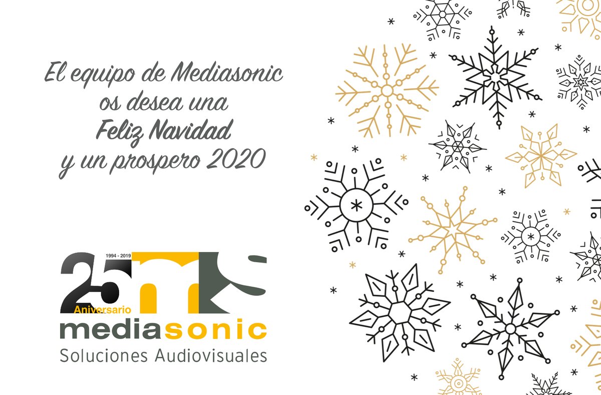 mediasonicES's tweet photo. El equipo de Mediasonic os deseamos una Feliz Navidad y un prospero 2020 https://t.co/J3covECmpf