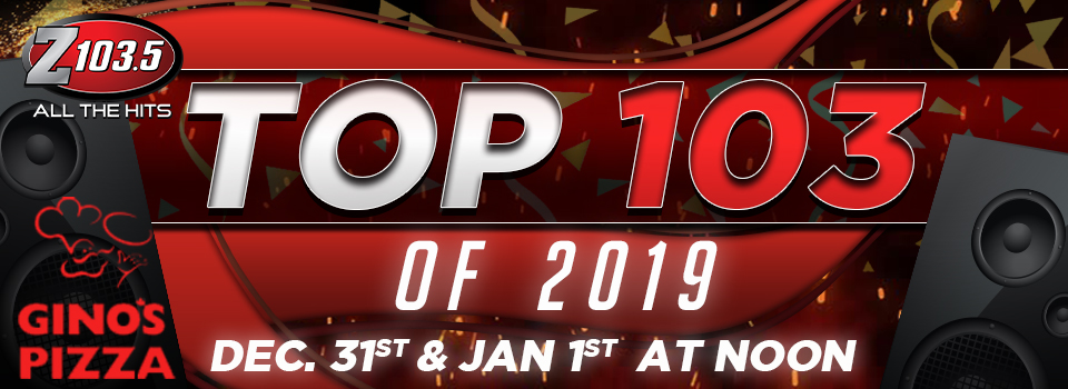 TonyMonaco's tweet photo. Get your votes in now for the #Top103 Year End Countdown. What are your fav songs of 2019? Listen #NYE and #NYD at Noon with @PinaOnAir and yours truly @TonyMonaco @Z1035Toronto https://t.co/2z3wRXV6eA https://t.co/zyJjfVcRVB