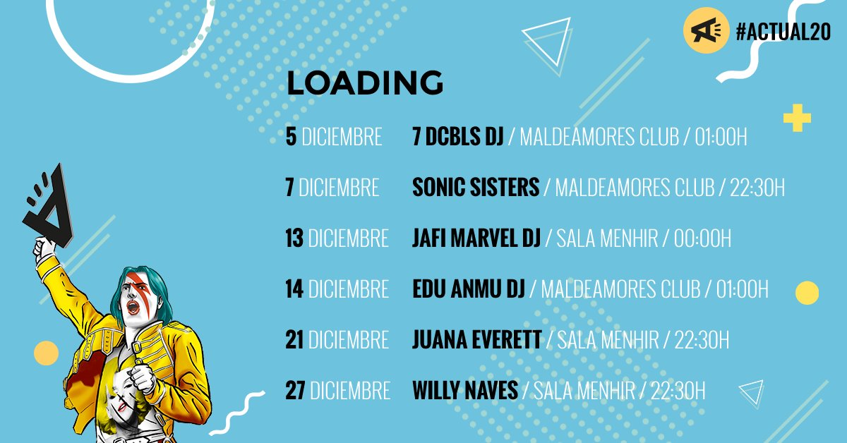 menhirbarcopas's tweet photo. Dias 21 y 27 conciertos en la sala Menhir #LoadingActual @ActualFestival @guiagolarioja @menhirbarcopas https://t.co/3xBPTTp6nS