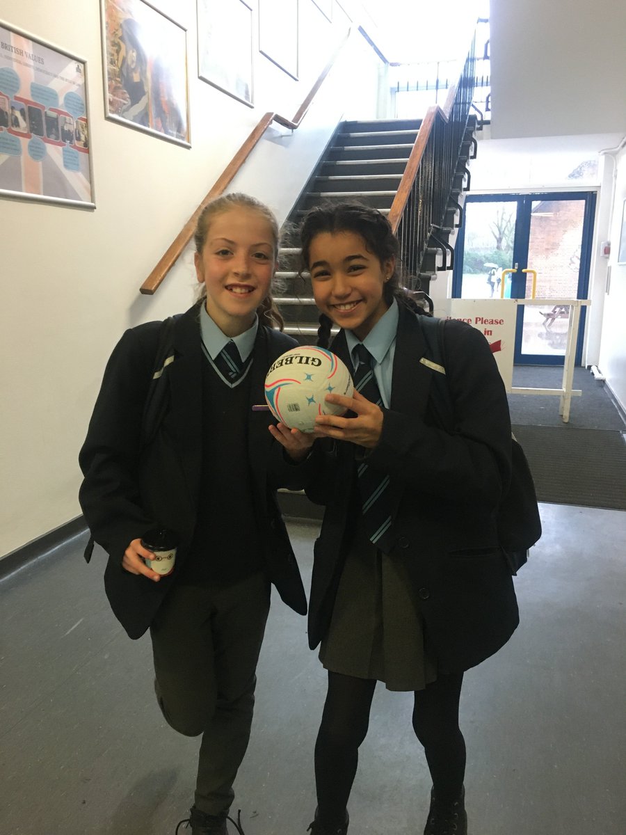 ChiswickSchool's tweet photo. Best Secret Santa present EVER!!! From
one netball player to another #netball #mininetball #ambitiousandproud https://t.co/Ey2aCu69RU