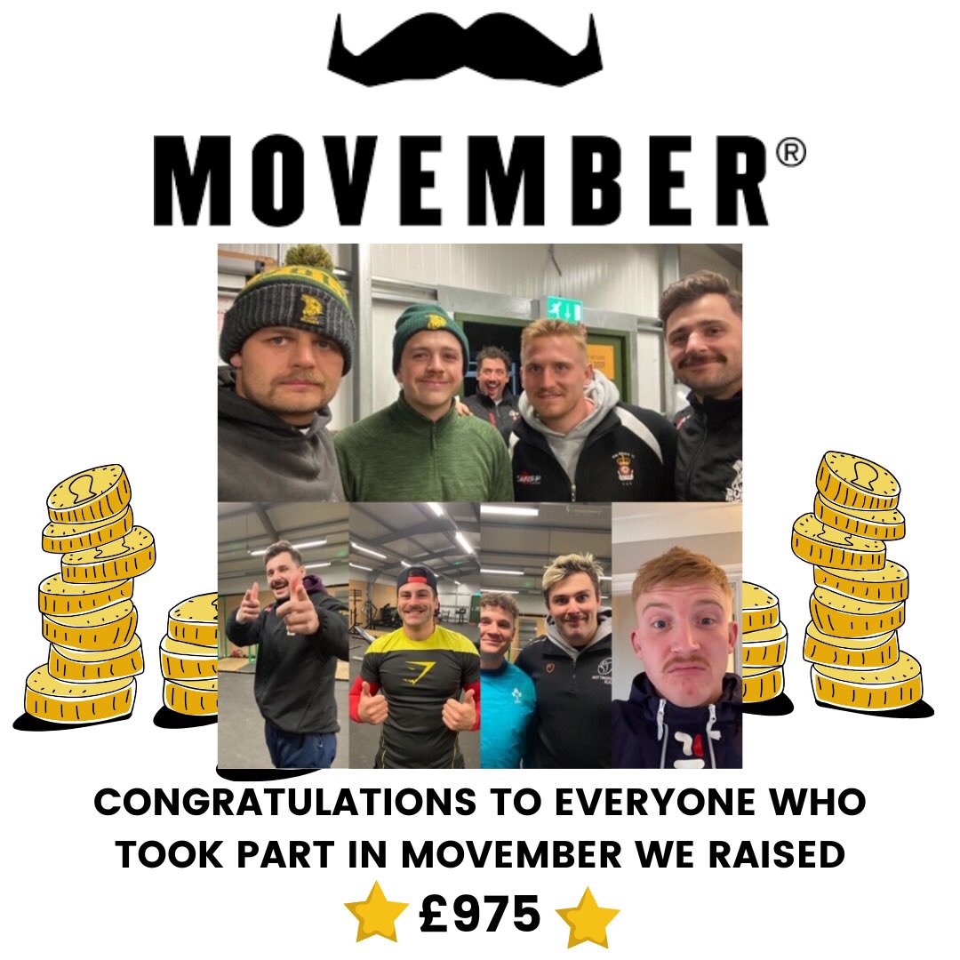 Pease see our #squad for this weekends game against @westcliffrugby our last game for 2019.  Also congratulations to everyone that took part in #Movember raising £975!!! #rugby #bserugby #wolfpack #fundraising #nearlychristmas