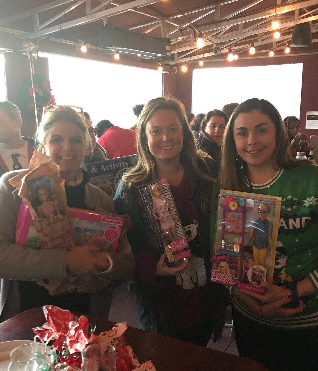 Thank you <a href="/SpartanNationNS/">Spartan Nation: North Springs Foundation & PTO</a> for another wonderful Holiday party! Great idea <a href="/SrtaFerris/">Julie Ferris</a> to organize Secret Santa but in a way that we can donate toys to kids! It was hard for us to give up our barbies 💖 <a href="/NSmyfreedomday/">Kelly Rice Olson</a> <a href="/MsArruda1/">Ms. Arruda</a>