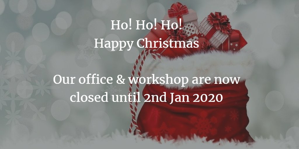 To all our clients &amp; suppliers, thanks for another amazing year. #HappyChristmas to you all - From everyone in the office &amp; all our busy little #elves in the #workshop too!