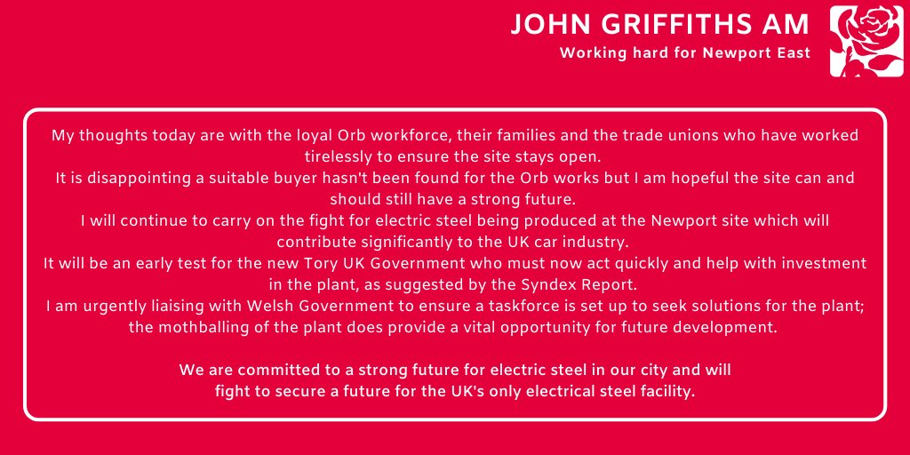 JGriffithsLab's tweet photo. My statement on the #Orb works today. #SaveOrbSteel https://t.co/QL1KtzxJjf