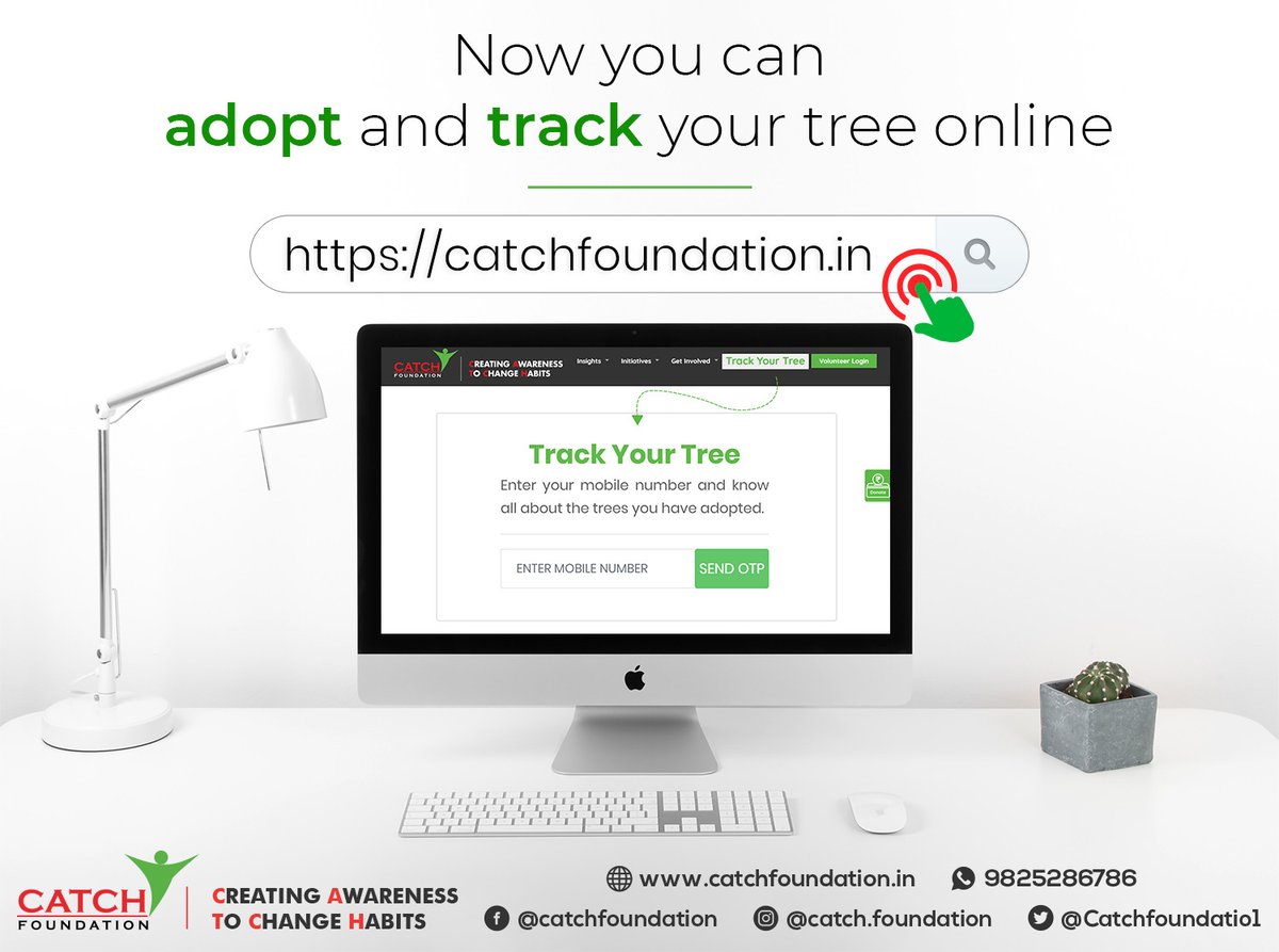 Catchfoundatio1's tweet photo. WE'VE LAUNCHED. Did you visit our #NewWebsite?
Now you can #AdoptATree & #TrackTree Online.
WHAT MORE? Catch Foundation would identify the Top 10 #Adopters and facilitate them by our dearest MLA Shri Shambhuji Thakor.
WHAT ARE YOU WAITING FOR? #AdoptNow https://t.co/wxjfkN38wK https://t.co/bcVV0IjMFo