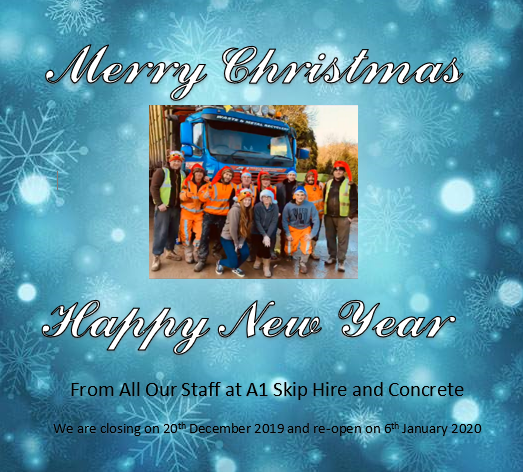 Wishing all our customers a very merry christmas and a prosperous new year in 2020 #skiphire #readymixedconcrete #lancashire #christmasholidays 🎄🤶🎅🥳🍾