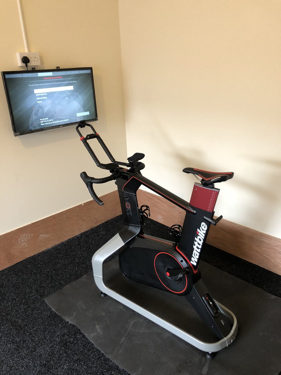 barryrob101's tweet photo. Tv install today for a home gym for the customer to enjoy their new #wattbikeatom in the #paincave #ecossepropertyservices https://t.co/iwclXtp6wH