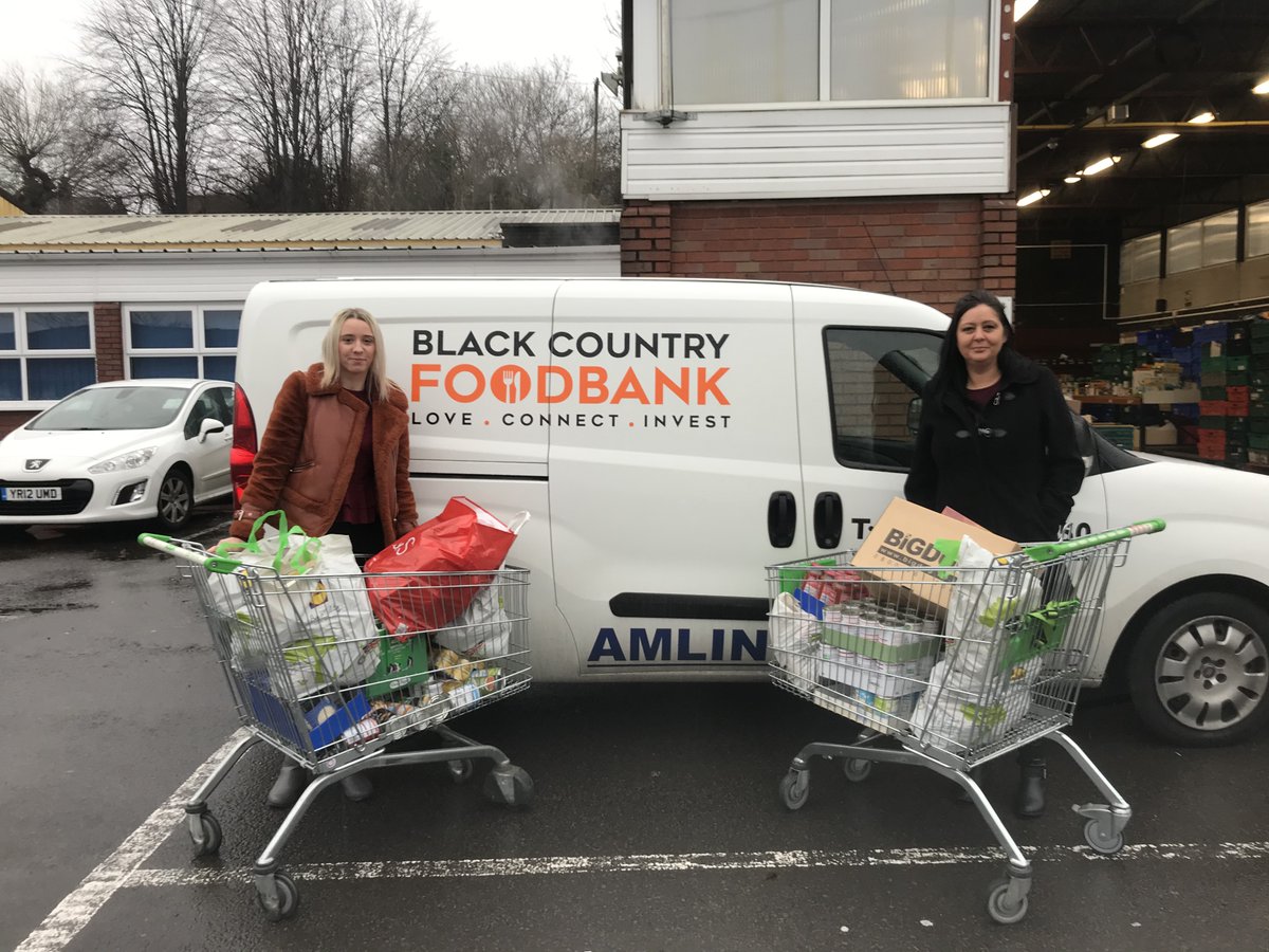 Employees from Head Office have been to Black Country Food Bank today to drop off food/essentials that have been donated by employees and matched by the company. At Christmas, they have a lot of donations but food/essentials are needed all year round #charity #roofing #donations