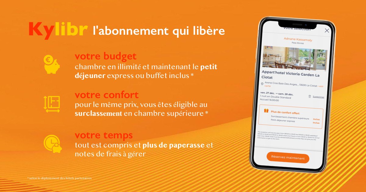 kylibr's tweet photo. L'abonnement hotel Kylibr va encore plus loin ! Quand on sait que vous prendrez un petit déjeuner, on vous l'inclus à la réservation. On tentera aussi de vous surclasser quand l'hotel à des chambres plus spacieuses disponibles 
#unlimited #hotels #breakfast #upgrade #savetime https://t.co/HURgXbtP3P