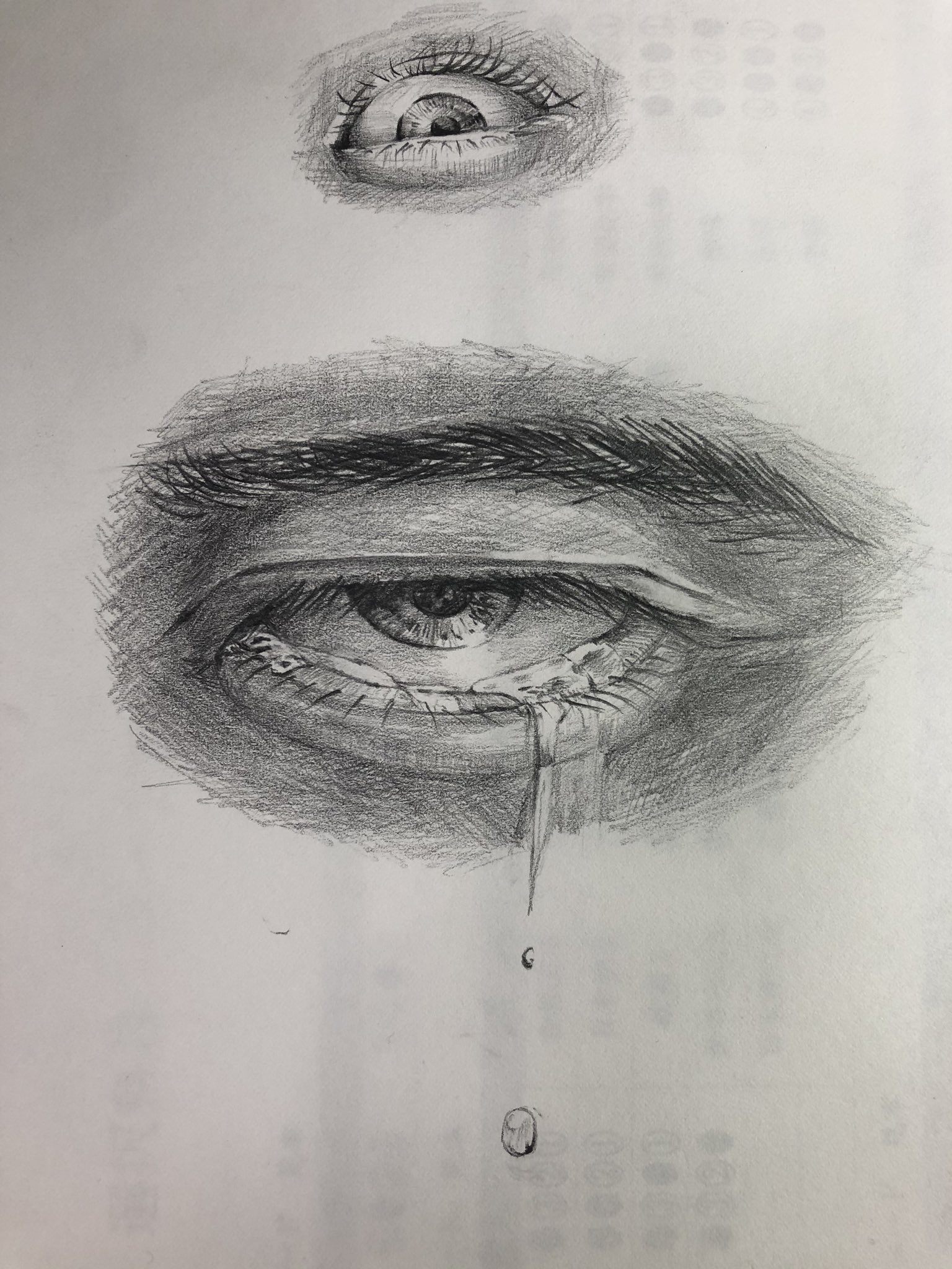 コミネット ラクガキ この前の絵をもう少し書き込みました 鉛筆画 目 涙 絵描きさんと繋がりたい フォロバ100パー 少しでもいいなと思ったらrtorいいね 芸術同盟 T Co Xofmmaacud Twitter