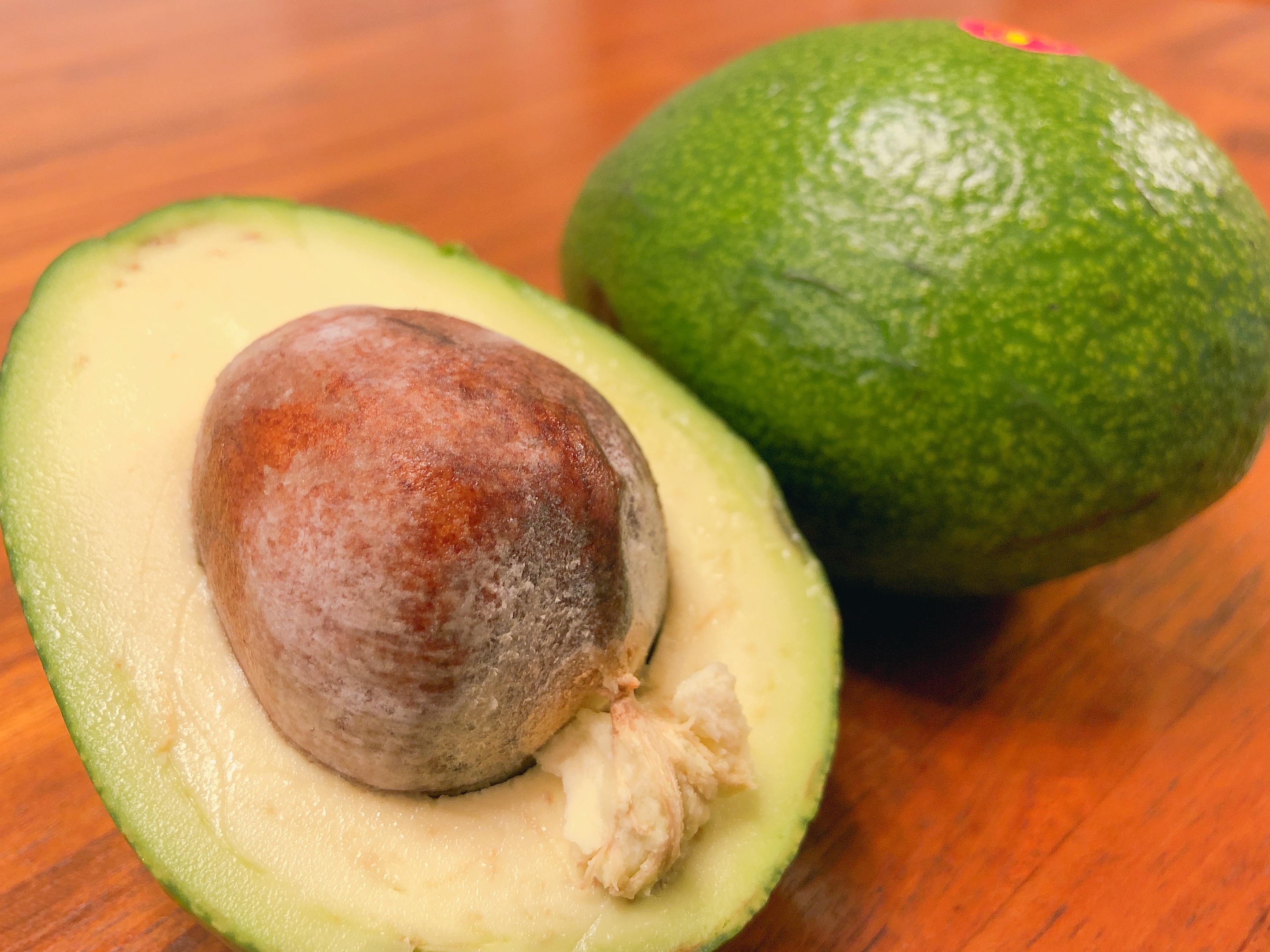 みなとのごちそう野菜 アボカド グリーンスキン ベーコン種とよばれる品種のアボカドです グリーンスキン といって 完熟しても緑のままです 皮が薄く 非常にクリーミーで濃厚な味わいのアボカドです 最近は国産アボカドも流通していますので