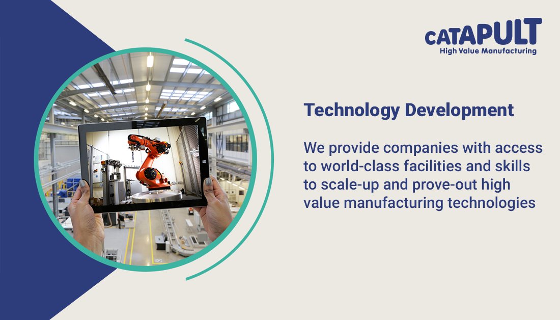 Catapult_UK's tweet image. Through @HVM_Catapult&apos;s seven Centres, they offer technology innovation and scale-up capabilities across the spectrum of process and discrete manufacturing industries, including:

#AdvancedAssembly 
#Automation
#Biologics 
#Biotechnology

Find out more
👉 ow.ly/ykZZ50xm9ig