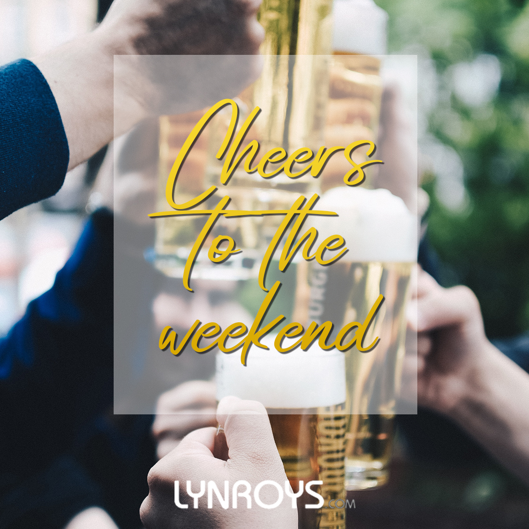 Cheers to the Weekend! Reward yourself after a long hard week of hustling. You deserve it! 🙌

#lynroys #party #disco #houseparty #groovy #music #mic #instamusic #newmusic #dj #musicfestival #liveband #musicphoto #rocknroll #musiclover