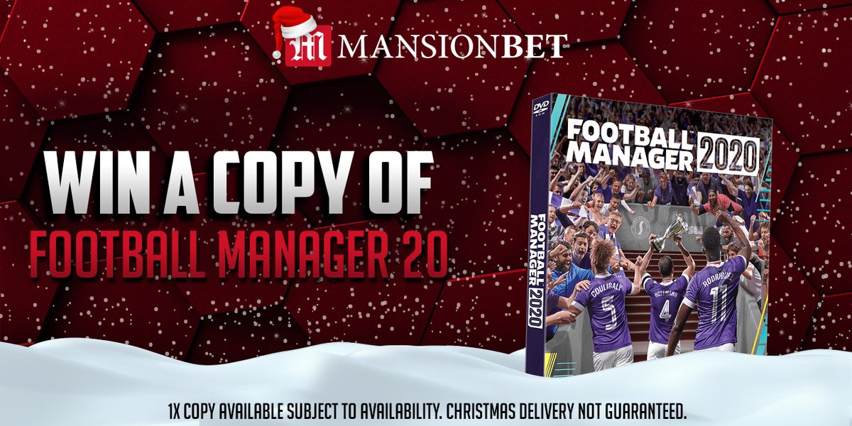MCCCSHCas's tweet photo. Prove that you're the boss, win a copy of Football Manager 20 💻⚽️To enter:

1⃣Follow @MansionBet 
2⃣RT this Tweet
3⃣Reply with who you'll manage

Winner announced 27th December – good luck!

T&amp;Cs: https://t.co/mBUKAqCI4F 18+ https://t.co/5hVpSuSDuw