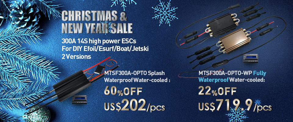 AMaytech's tweet image. Maytech Christmas and New Year sale begins! Waterproof surfboard kit, MTI65162 motor and 300A ESC, waterproof 1905WF remote, 6396 190KV motor, superfoc6.8.
#electricsurfboard #sportboats #firefightingrobots #fightingrobot #fightingrobots #robot #Battlerobots #Electricskateboard
