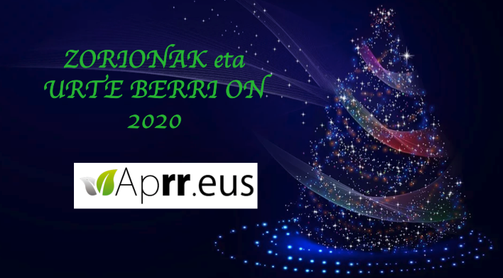 aprreus's tweet photo. La asociación @aprreus te desea unas felices fiestas y un fructífero y circular 2020_ @aprreus elkarteak jai zoriontsuak opa dizkizue guztioi! https://t.co/8NsoKM6vhL