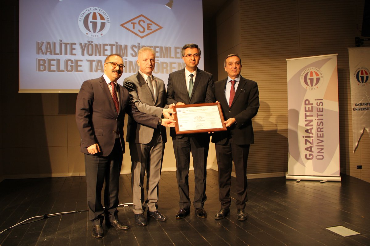 TSEKurumsal's tweet photo. TSE´den, Gaziantep Üniversitesi´ne 2 Yönetim Sistem Belgesi...
https://t.co/MlGJPZaCc1 https://t.co/I6KWi51Iaf