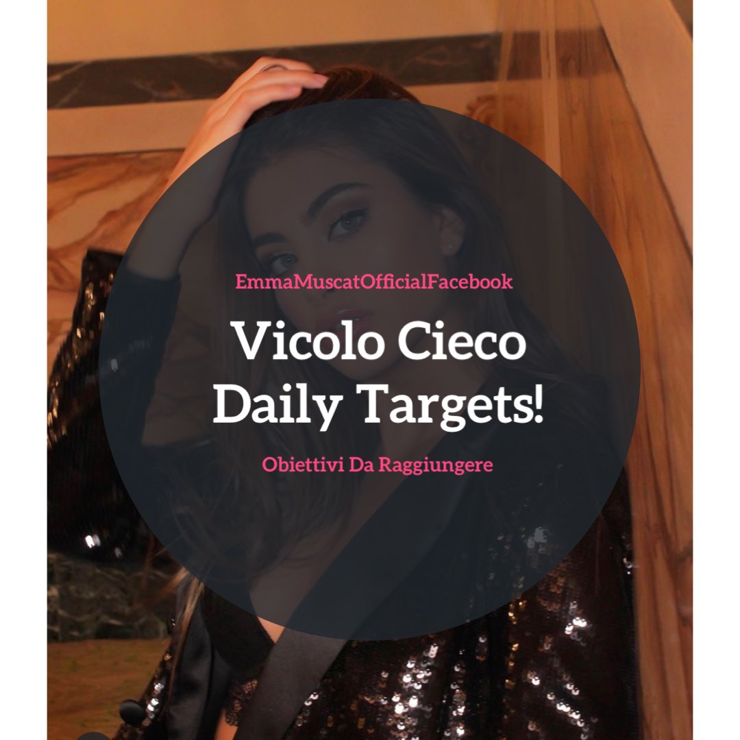 emma_group's tweet photo. 💥💥Targets Di Oggi💥💥

• Raggiungere 150k su YouTube
• Raggiungere 150k Su Spotify Premium

Spotify Premium👇

https://t.co/IYukwiriYp

YouTube👇

https://t.co/L1dv5bIyd5 #vicolocieco #amici17 #emmamuscat https://t.co/EkdIct39Xt
