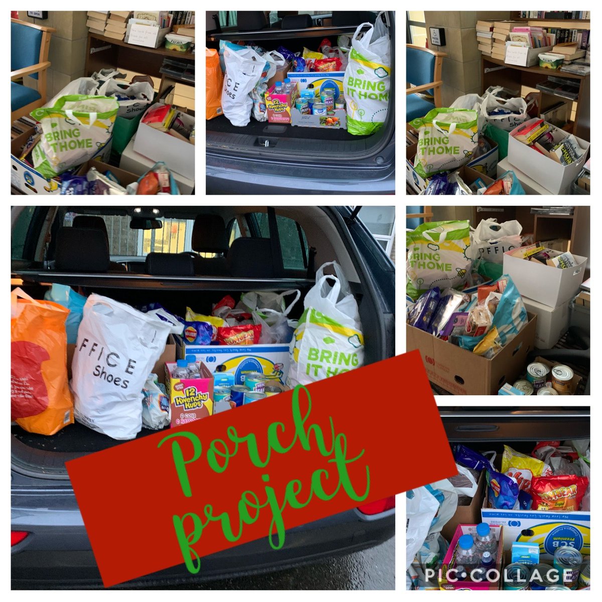 OldHallCP's tweet photo. A massive thank you to everyone who donated, Mr Chase took the donations to All Saints Church this morning for the Porch Project. We’re sure they’ll make a difference to many people over the festive season! #ohps #ChristmasSpirit #donation #foodbank #porchproject https://t.co/uTatEOJuN3