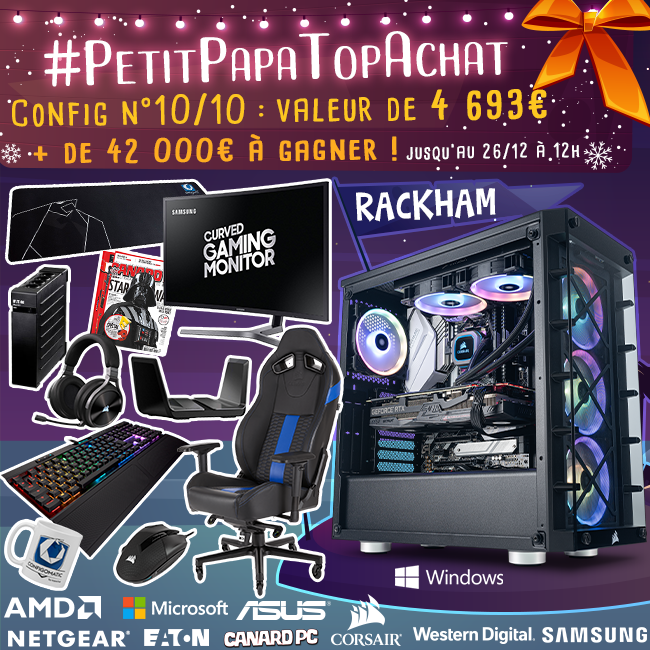 TopAchat's tweet photo. @CORSAIRFRA 🎅 #PetitPapaTopAchat
Toujours plus de chances de remporter la #ConfigFinale !
Participe aussi sur Insta !
https://t.co/BGFohaAARX https://t.co/Si1NXBowEL