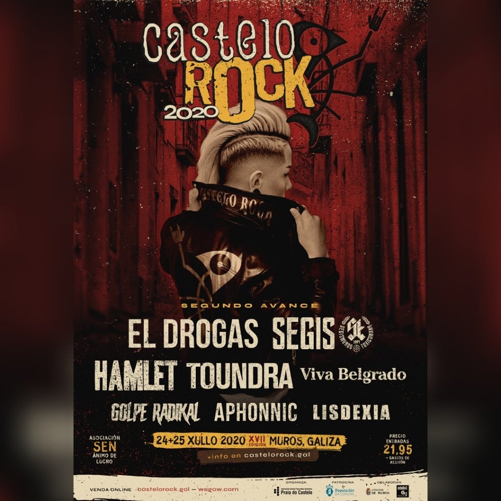 CasteloRock's tweet photo. #SegundoAvance do #CasteloRock20202‼‼
•
•
•
#CasteloRock2020 #AdianteCasteloRock #CasteloRock #Muros #Galiza #Punk #Rock #Festival #Metal #Hardcore https://t.co/adRRabmE3V