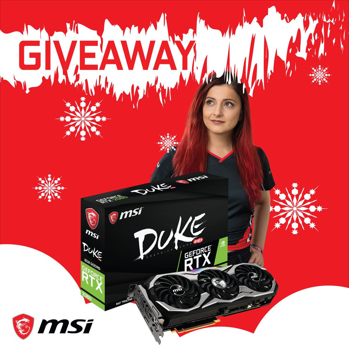 🎅🎉 SANTA ANNIE GIVEAWAY 🎅🎉

Thanks to #MSI we have a fantastic giveaway for this Christmas:

- An MSI GeForce RTX 2080 graphics card 🤤

Who wants to enjoy games with ray-tracing? 😎

Like the tweet, and click this for more chances to win: gleam.io/KX5DN/anniefuc…