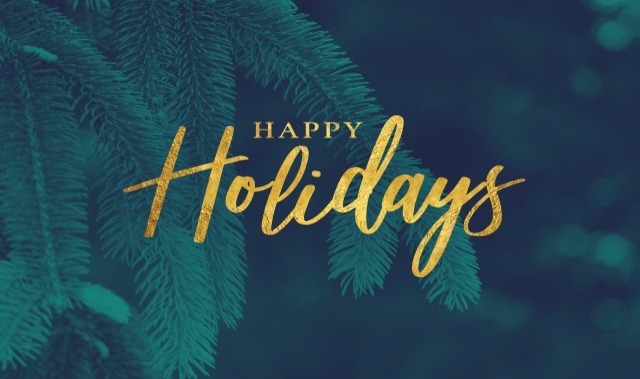 Wishing everyone a safe and happy holiday season!