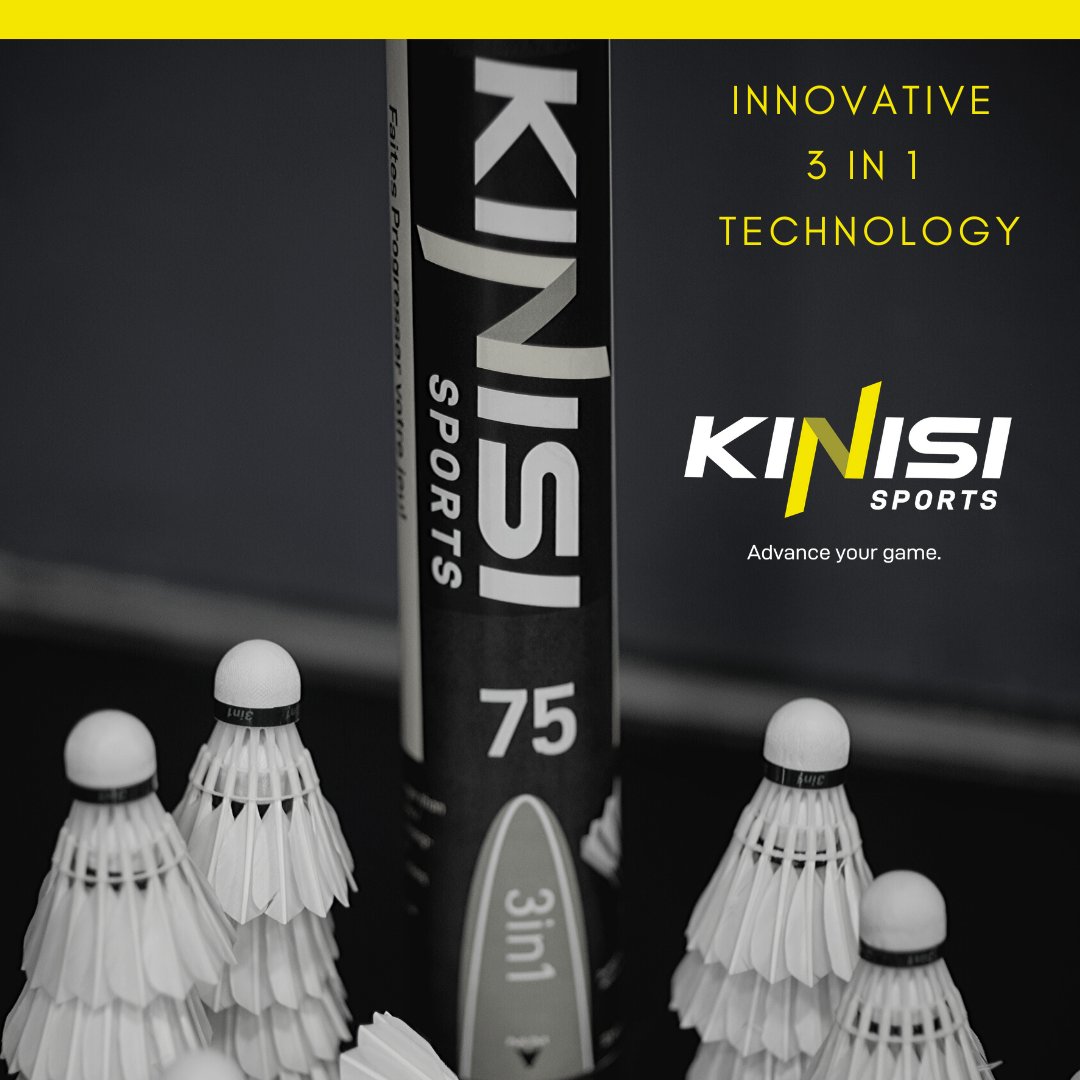 KinisiSports's tweet image. The Kinisi Sports 3 in 1 shuttle offers replaceable feathers for increased longevity and performance. To be the best you need to use the best. 

#Kinisisports #advanceyourgame #sportsequipment #badminton #badmintonlovers #basketball #basketballlovers #tennis #tennislovers #socce