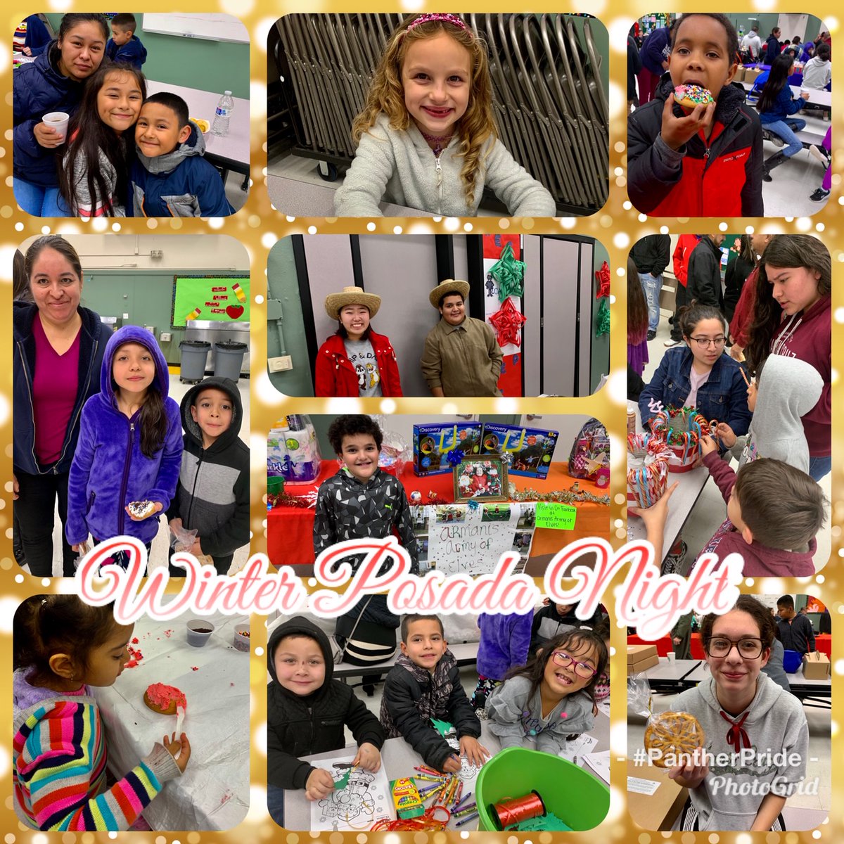 YCUSD's tweet photo. Park Avenue’s Annual Winter Posada Celebration! Thank you Panther Parents for bringing holiday magic to the Park Community #BetterTogether #Posada #WinterFun #YCUSD #PantherPride https://t.co/LSeRZrGl40
