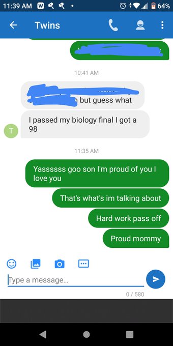 Proud mom here it's finals week my son is in 9th grade and it's been trying to passes finals and he is<a href="/tag/raisingayoungblackking"class="tags"><span>#raisingayoungblackking</span></a>