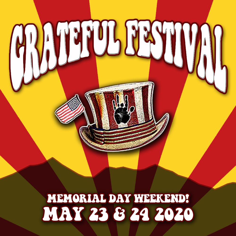 Grateful Festival 2020 is back, bigger and better then ever! All your favorite Grateful Dead and Jerry Garcia bands, playing all the music you love! Discounted Early Bird Tickets are On Sale Now at pepsiamp.com