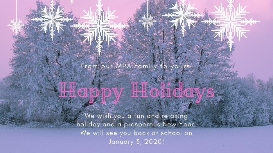Happy Holiday from our family to your!