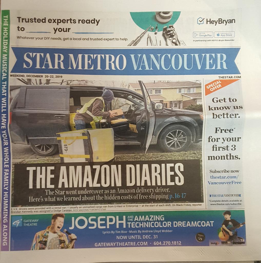 DougCheng's tweet image. Thinking of the journalists and peeps at @starvancouver as I flip through the last issue. Extra shout out to the guy handing out papers each day at Nainamo skytrain station. Even today he was greeting riders in the rain with an enthusiastic "Good morning. Star Metrooo!"