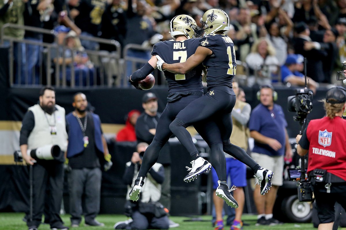 Saints's tweet photo. Taysom and Mike 🙌

#Saints https://t.co/2aaUOGNFae