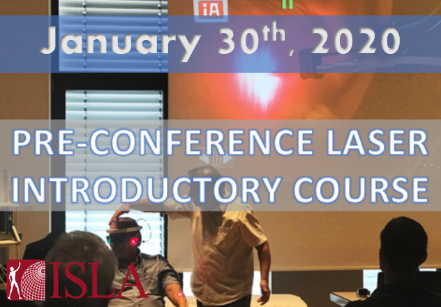 us_isla's tweet image. NEW for ISLA 2020 is an Intro Training Course on Medical Laser, taking place Jan 30, the day before the main conference, in San Diego. Book your place islalaser-us.com/registration/
#Medicallaser, #LLLT, #Painmanagement, #laser, #ISLA2020, #LowLevelLaserTherapy, #RegenerativeMedicine