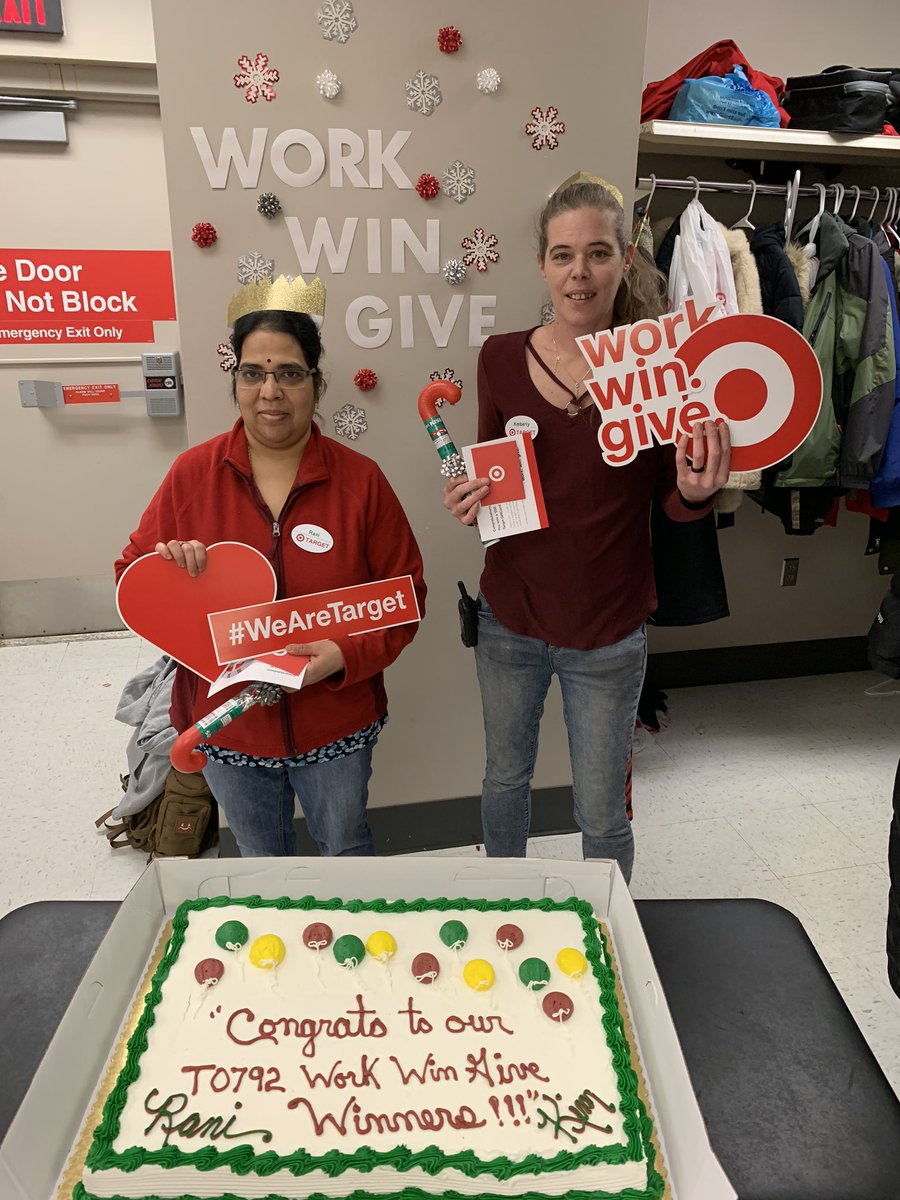 Stephanie Gehring (@steffiegehring) on Twitter photo Congrats to Rani and Kim our #WorkWinGive winners at T0792!!! ❤️🎯 #WorkSomewhereYou❤️ #WeAreTarget @ArynSmith68 <a href="/erikmm07/">Erik Moore</a> <a href="/Alicia_Target/">Alicia Bradley</a> <a href="/EschukRobin/">Robin Eschuk</a> <a href="/TargetJulie/">Julie Petriella</a> Congrats to Rani and Kim our #WorkWinGive winners at T0792!!! ❤️🎯 #WorkSomewhereYou❤️ #WeAreTarget @ArynSmith68 <a href="/erikmm07/">Erik Moore</a> <a href="/Alicia_Target/">Alicia Bradley</a> <a href="/EschukRobin/">Robin Eschuk</a> <a href="/TargetJulie/">Julie Petriella</a>