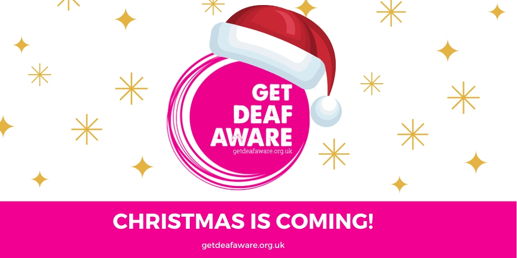 Get Deaf Aware is now closed for the Christmas Holidays, we will re-open on Tuesday 7th January 2020. Merry Christmas and Happy New year from all of us here at Get Deaf Aware. 🎅🎄

#DeafAwareness #MerryChristmas #HappyNewYear
