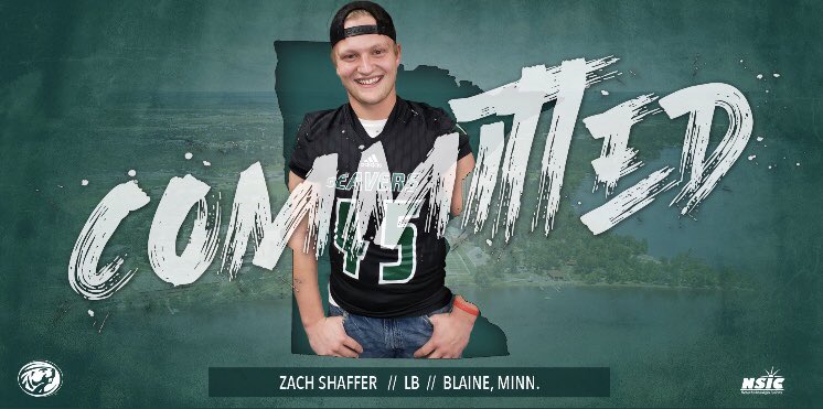 ZachShaffer12's tweet photo. I am excited to announce that I will be continuing my football and academic career at Bemidji State University. I want to thank my coaches, teammates and family for getting me to where I am today. Thank you to @CoachBisch and @CoachBolte for this amazing opportunity! #grindtheax https://t.co/9mGEiud8SP