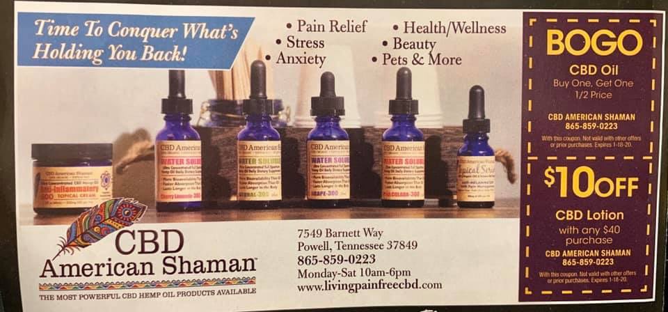 CBD American Shaman - Tennessee tweet media