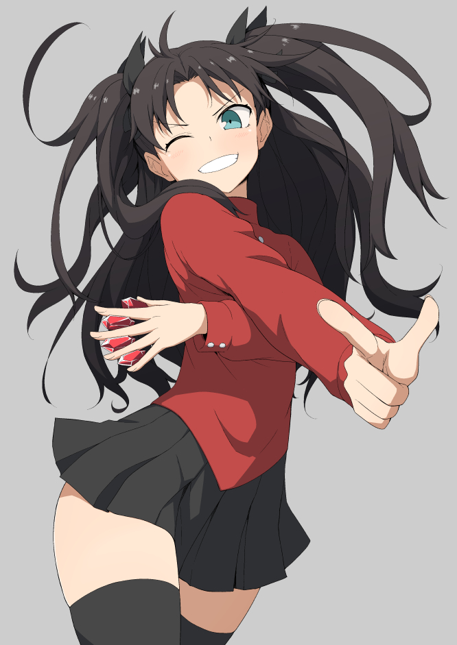 Fate 無邪気な笑顔と太ももが素晴らしすぎる凛ちゃんイラスト Fate 無邪気な笑顔と太ももが素晴らしすぎる凛ちゃんイラスト