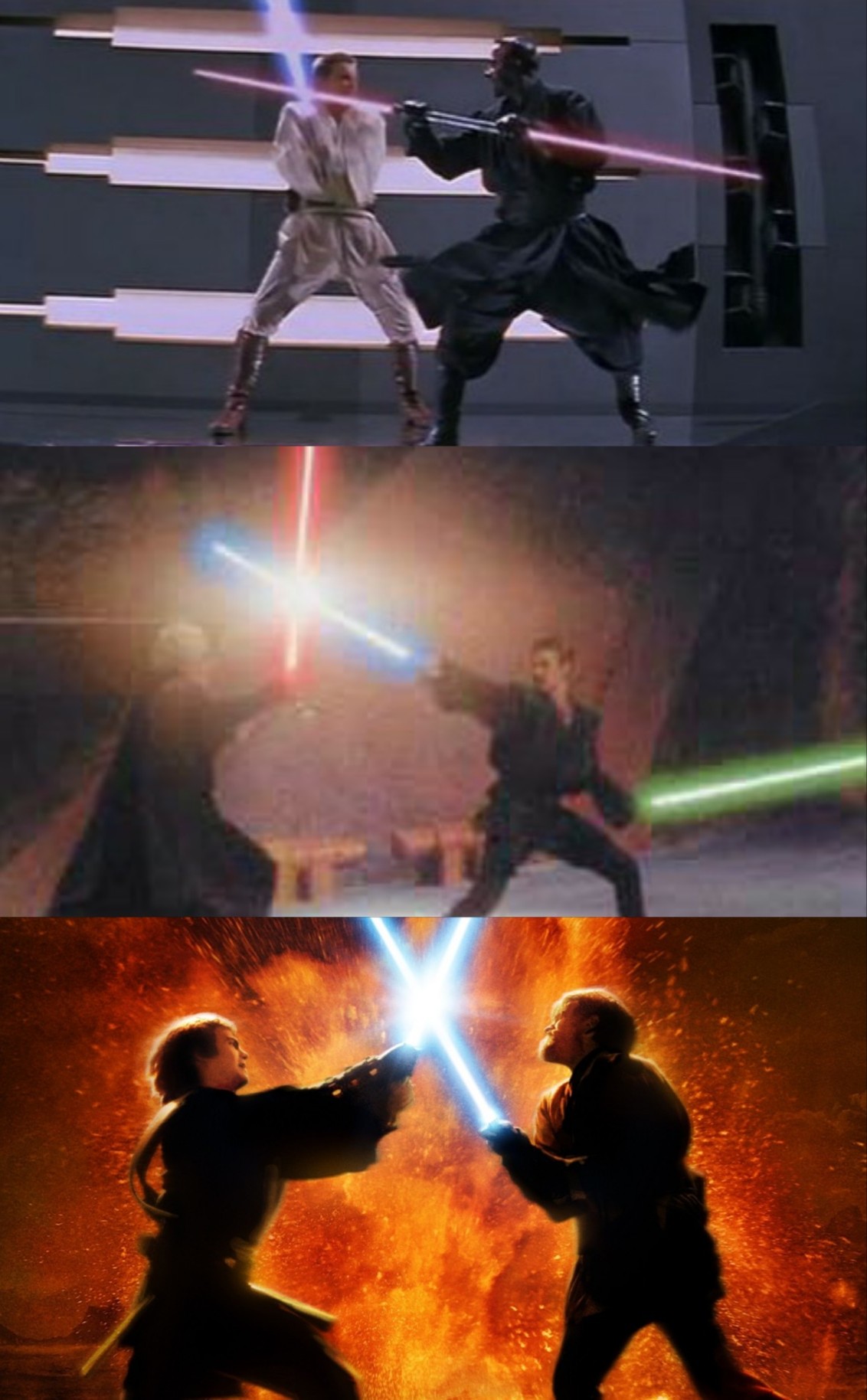 音速の騎士 スターウォーズ Ep8 最後のジェダイ 好きなシーンも有るし自分はそんなに忌み嫌うほどではないのだけど 一つだけ本当にガッカリしたのが ライトセーバー同士 が切り結ぶ 鍔迫り合いする 場面が一度も無いんだよね 皆さん