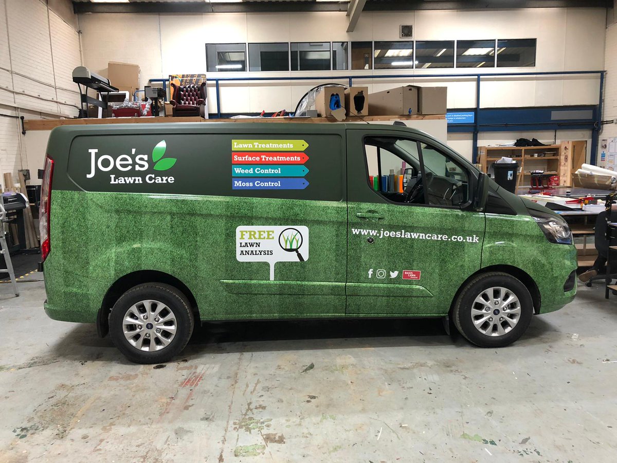 DigitalDeadline's tweet photo. #AllwrappedUp For #Christmas in @3MWrapsUK Matte Military Green and printed cast material on this brand new Ford UK #TransitCustom for @joes Lawn Care, find out how we can transform your vehicles #wevegotitcovered at https://t.co/t3yGNO1nre or call on 01664 410088 #iwrappedthis https://t.co/IyPt8zQbf3