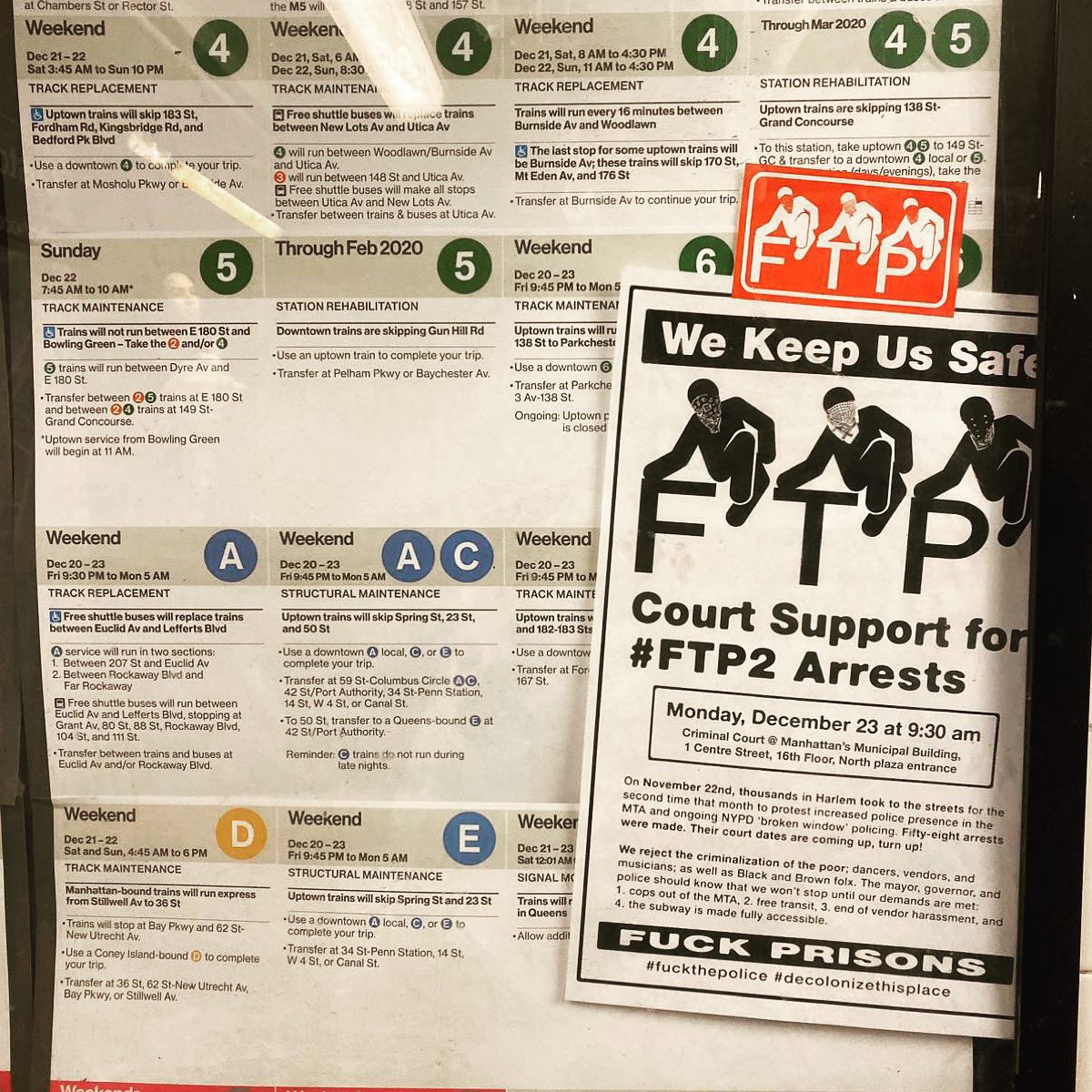 decolonize_this's tweet photo. #Swipeleft || These are 🔥 and to the BX 💥 Love ⚡️✊🏽 NOW A NOTE 📝 BOOST THIS AND LET @NYGovCuomo know: It don’t matter 500 or 5000, when the people say no cops in the MTA, it also means cops cannot hold the MTA‼️#ftp #ftp2 #ftp3 #mta #nyc https://t.co/P3iBbKhCRJ
