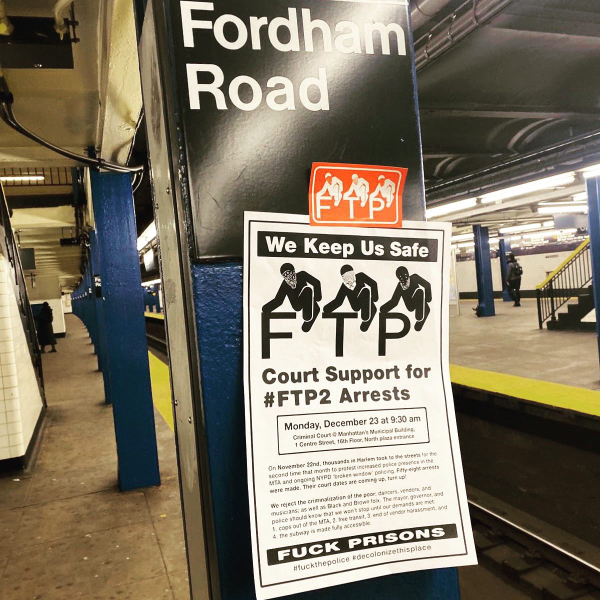 decolonize_this's tweet photo. #Swipeleft || These are 🔥 and to the BX 💥 Love ⚡️✊🏽 NOW A NOTE 📝 BOOST THIS AND LET @NYGovCuomo know: It don’t matter 500 or 5000, when the people say no cops in the MTA, it also means cops cannot hold the MTA‼️#ftp #ftp2 #ftp3 #mta #nyc https://t.co/P3iBbKhCRJ