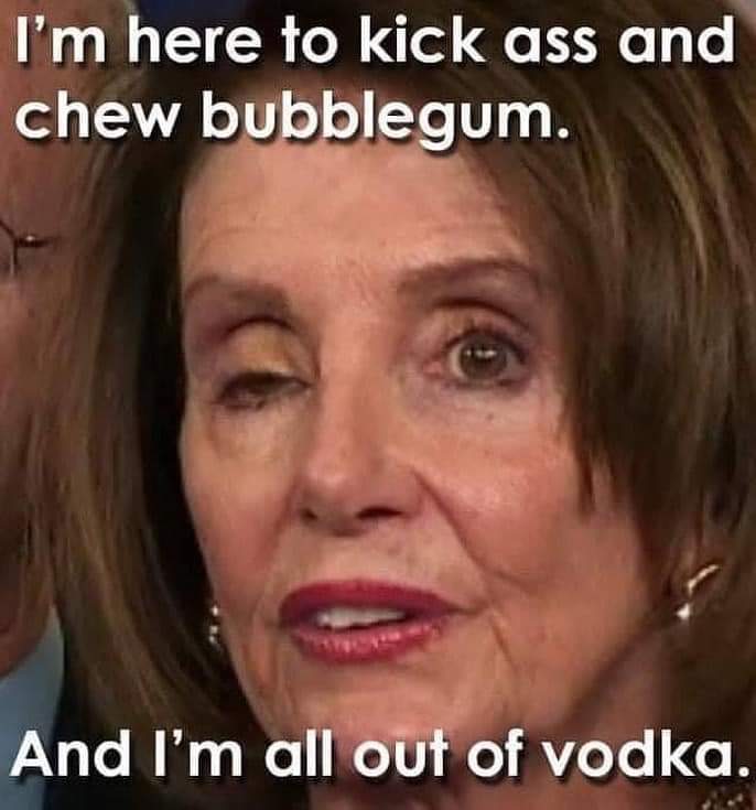 foxygrlz's tweet photo. @AndrewCMcCarthy nancy is out of vodka https://t.co/LaifBAiDXh