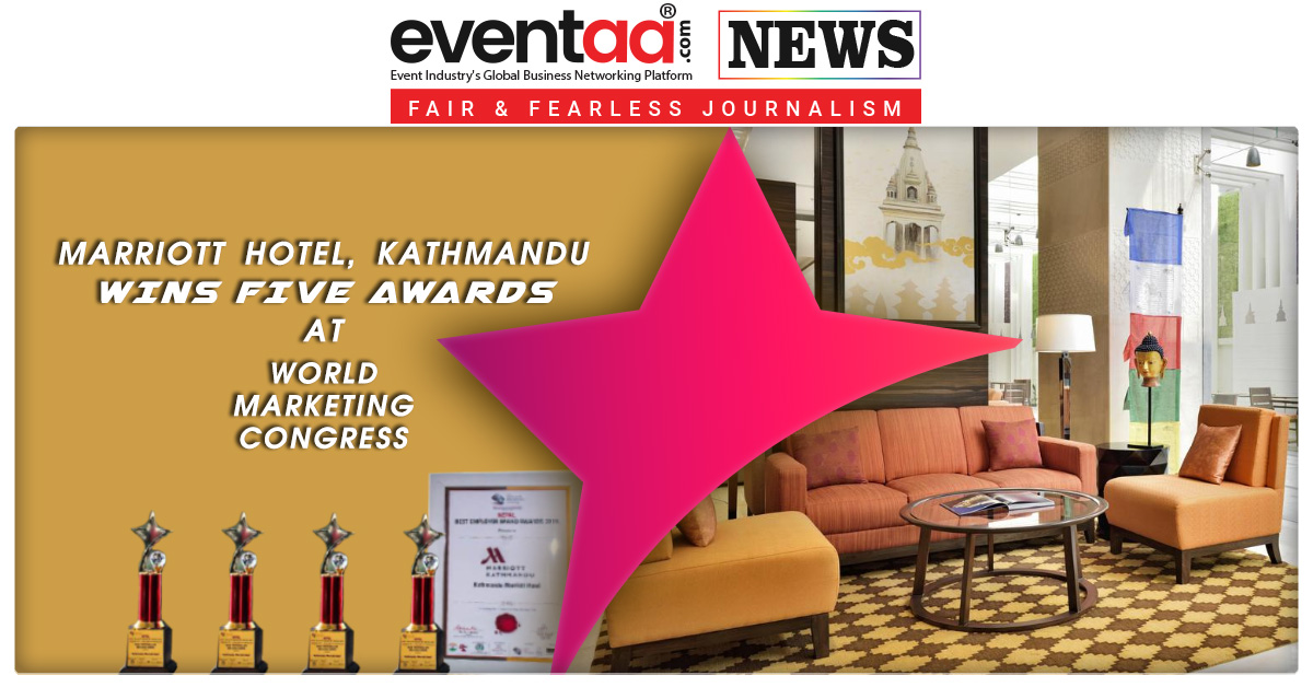 eventaaindia's tweet photo. Marriott, Kathmandu triumphs at World Marketing Congress
Read More.: https://t.co/ZhE50Q1eVm
@marriott #MarketingAwards #HotelIndustry #Hospitality #SpaExperience #UnforgettableEvent #Evetaa
#LeadershipAward #BestEventVenue https://t.co/0KHw4DBWAy