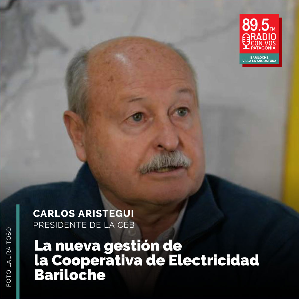 #AHORA
.
Conversamos con Carlos Aristegui, flamante Presidente de la Cooperativa de Electricidad Bariloche.
.
Dejanos tu mensaje al +549 294 4953540🤳
.
📻Escuchanos online, 👉 bit.ly/EscucharRadioC….